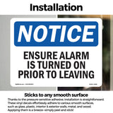 Ensure Alarm Is Turned On Prior