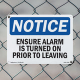 Ensure Alarm Is Turned On Prior