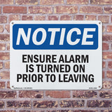 Ensure Alarm Is Turned On Prior