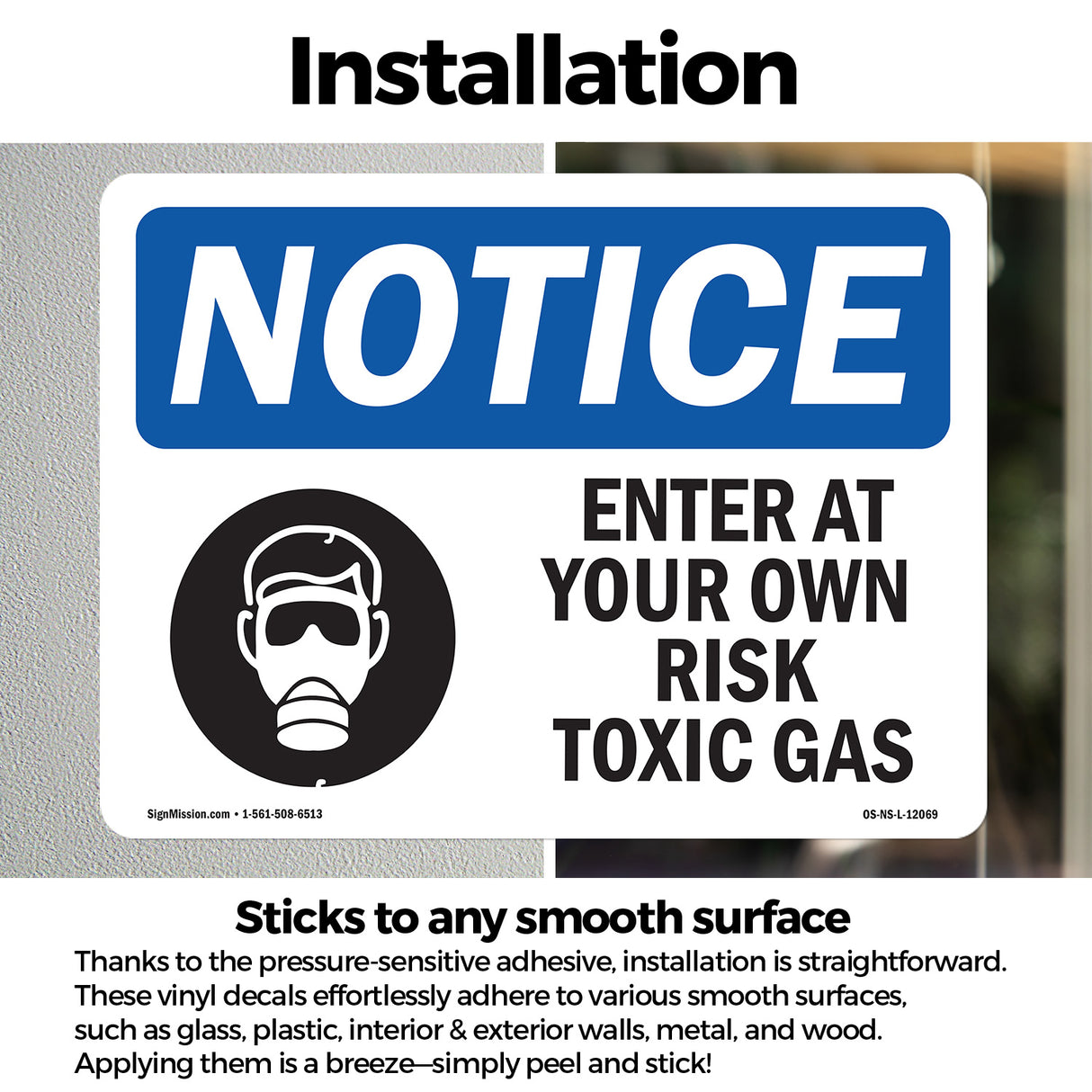 Enter At Your Own Risk Toxic Gases