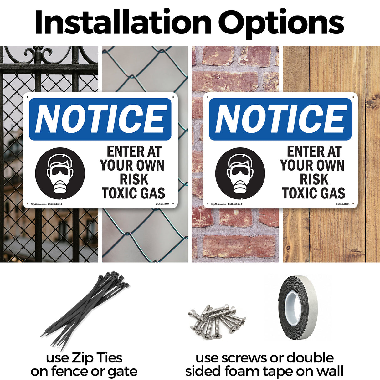 Enter At Your Own Risk Toxic Gases