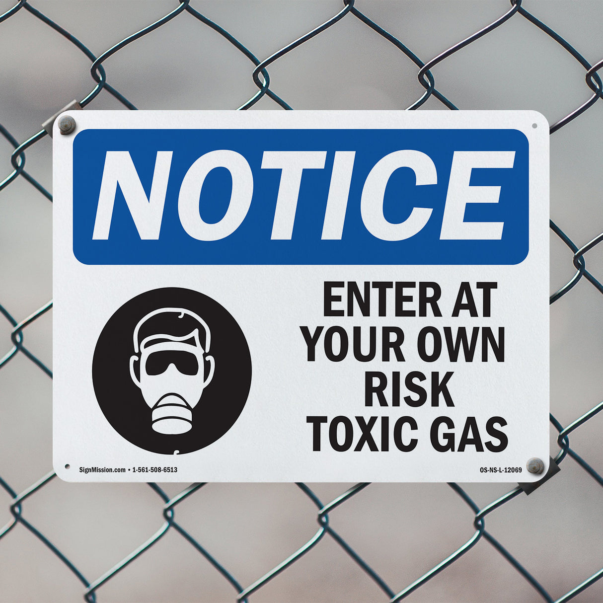 Enter At Your Own Risk Toxic Gases