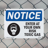 Enter At Your Own Risk Toxic Gases