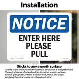 Enter Here Please Pull