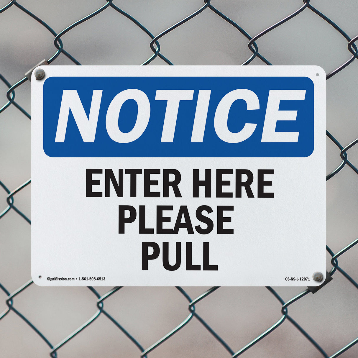 Enter Here Please Pull