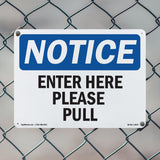 Enter Here Please Pull