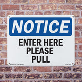 Enter Here Please Pull