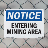 Entering Mining Area