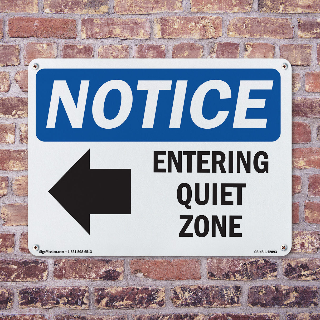Entering Quiet Zone [Left Arrow]