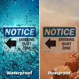 Entering Quiet Zone [Left Arrow]