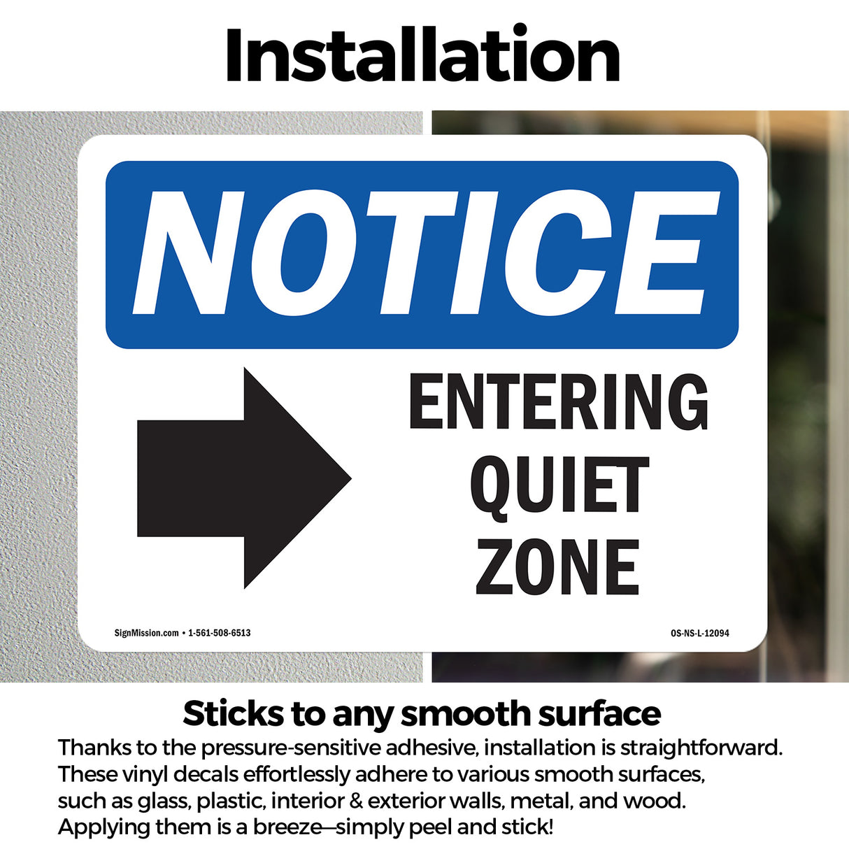 Entering Quiet Zone [Right Arrow]