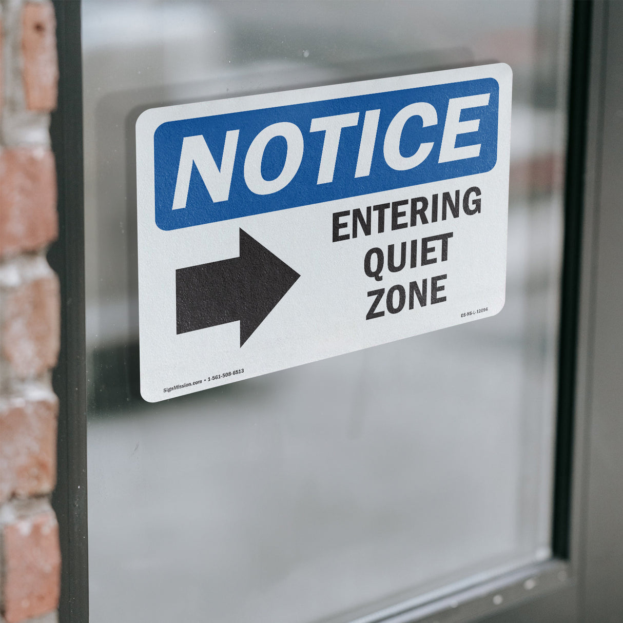 Entering Quiet Zone [Right Arrow]