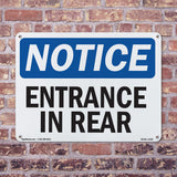 Entrance In Rear
