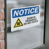 Exam In Progress Do Not Enter