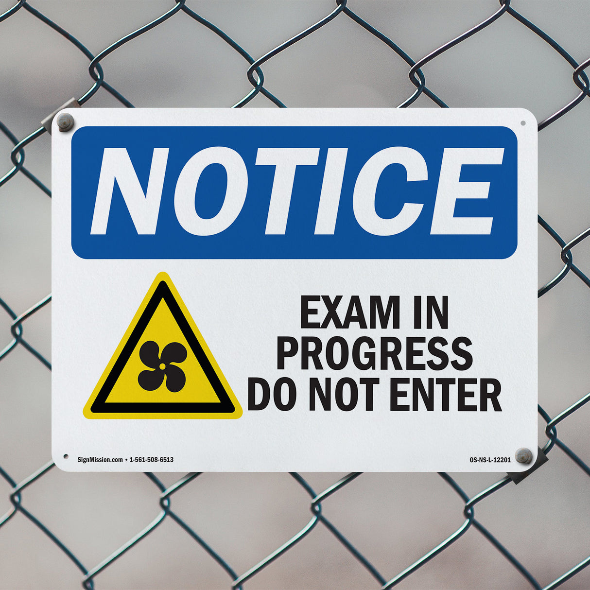 Exam In Progress Do Not Enter