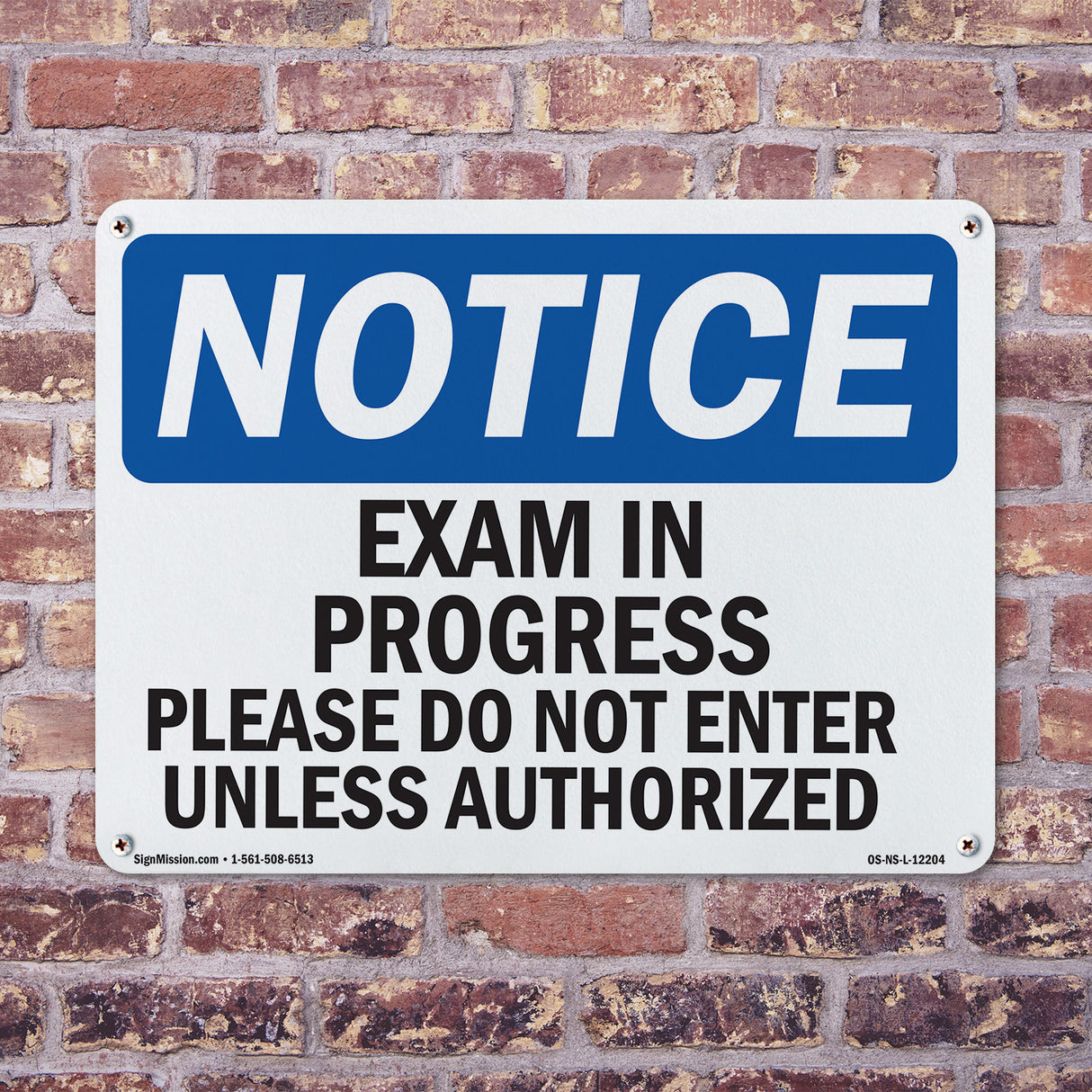 Exam In Progress Please Do Not Enter Unless