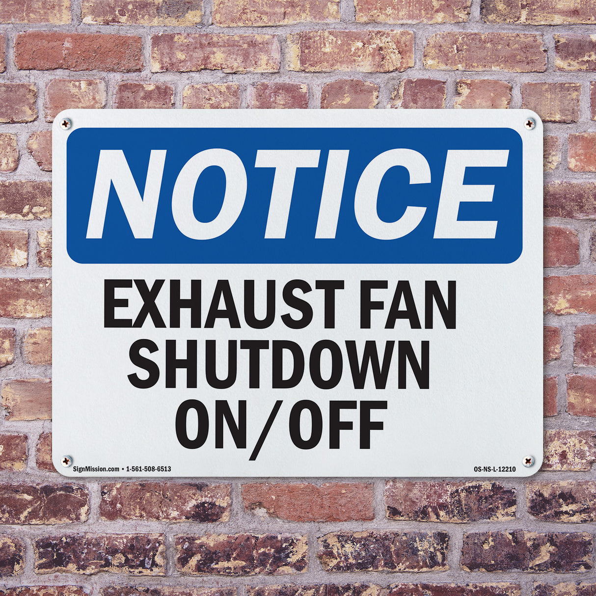 Exhaust Fan Shutdown On Off