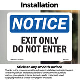 Exit Only Do Not Enter