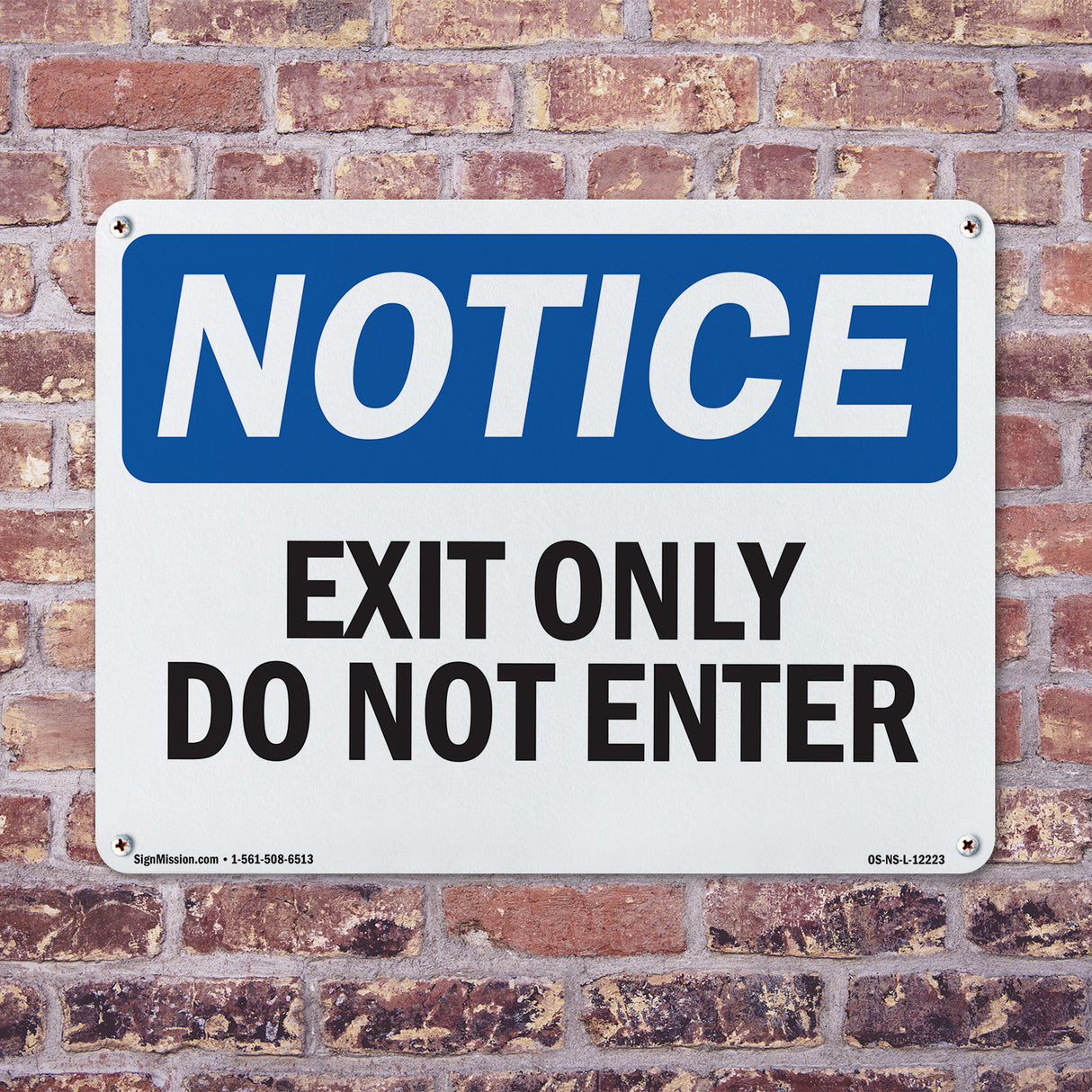 Exit Only Do Not Enter
