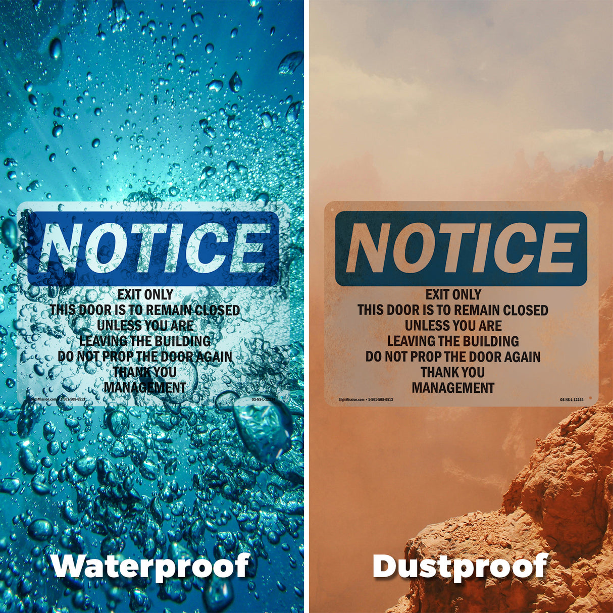 Exit Only This Door Is To Remain Closed