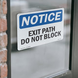 Exit Path Do Not Block