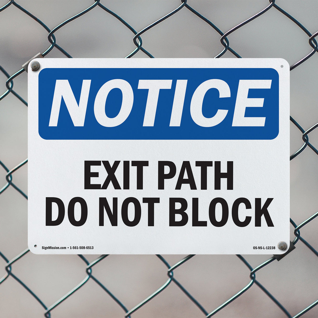 Exit Path Do Not Block