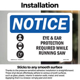Eye And Ear Protection Required