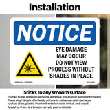 Eye Damage May Occur Do Not