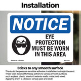 Eye Protection Must Be Worn