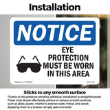 Eye Protection Must Be Worn