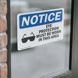 Eye Protection Must Be Worn