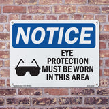 Eye Protection Must Be Worn
