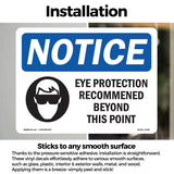 Eye Protection Recommended Beyond