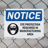 Eye Protection Required In Manufacturing