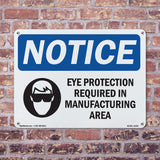 Eye Protection Required In Manufacturing