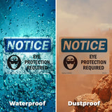 Eye Protection Required