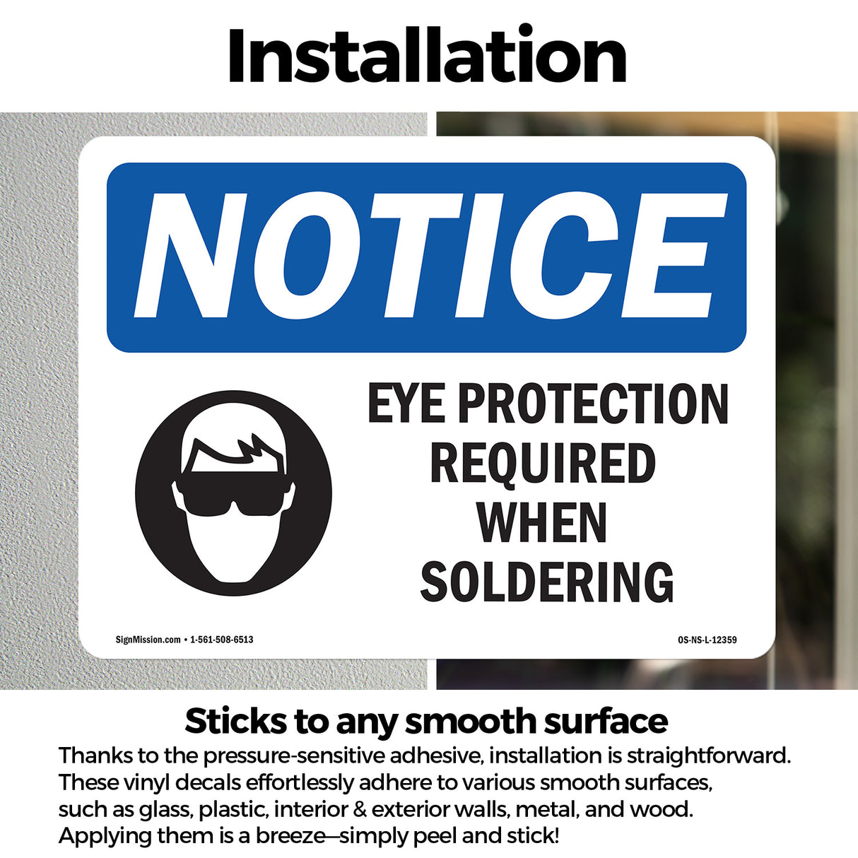 Eye Protection Required When Soldering