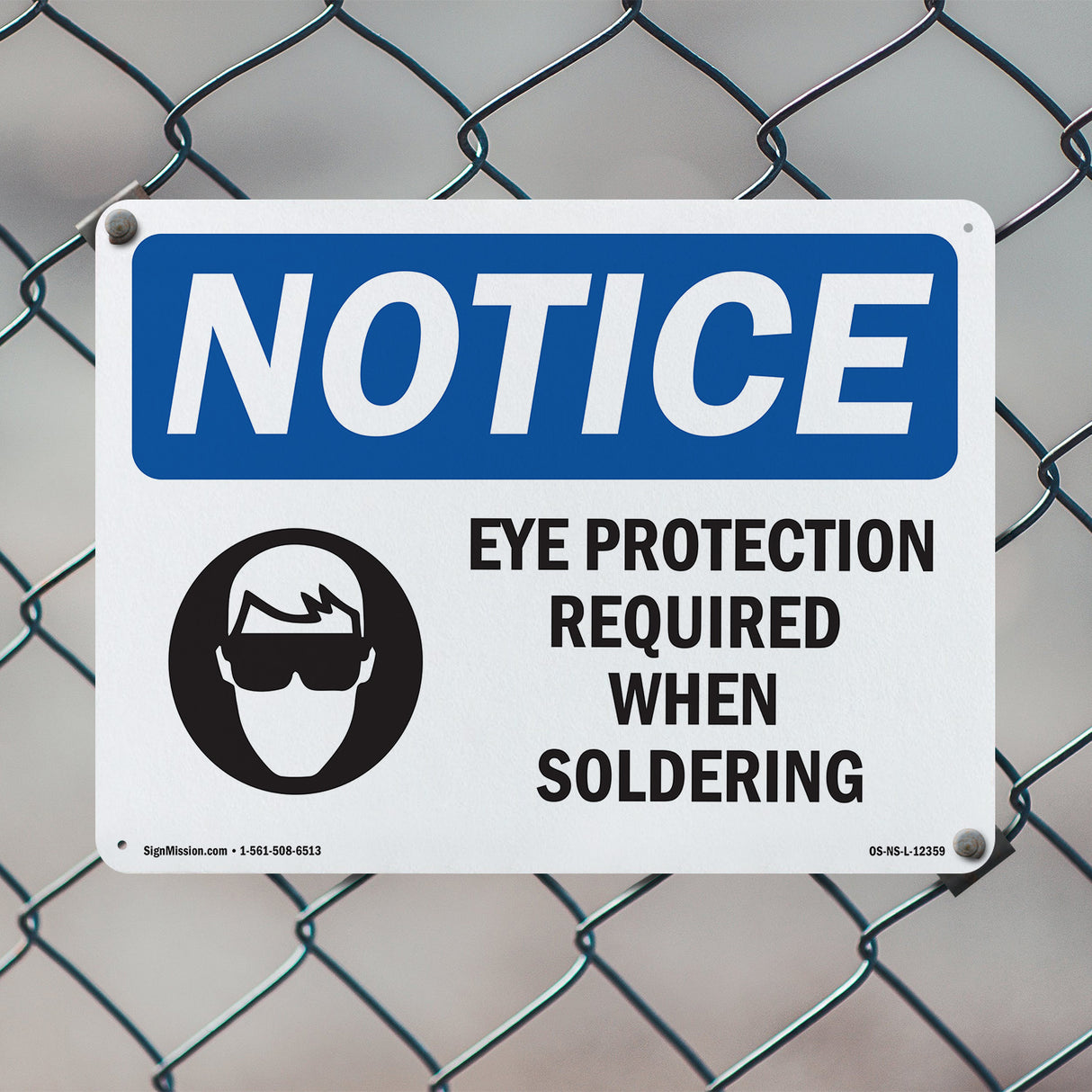 Eye Protection Required When Soldering