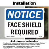 Face Shield Required Sign