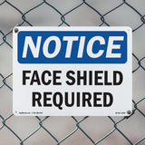 Face Shield Required Sign