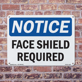 Face Shield Required Sign