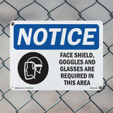 Face Shields, Goggles And Glasses