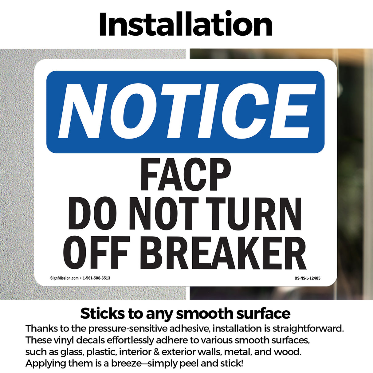 FACP Do Not Turn Off Breaker