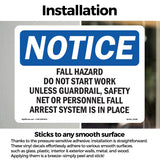 Fall Hazard Do Not Start Work