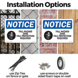 Fall Hazard Zone Fall Protection