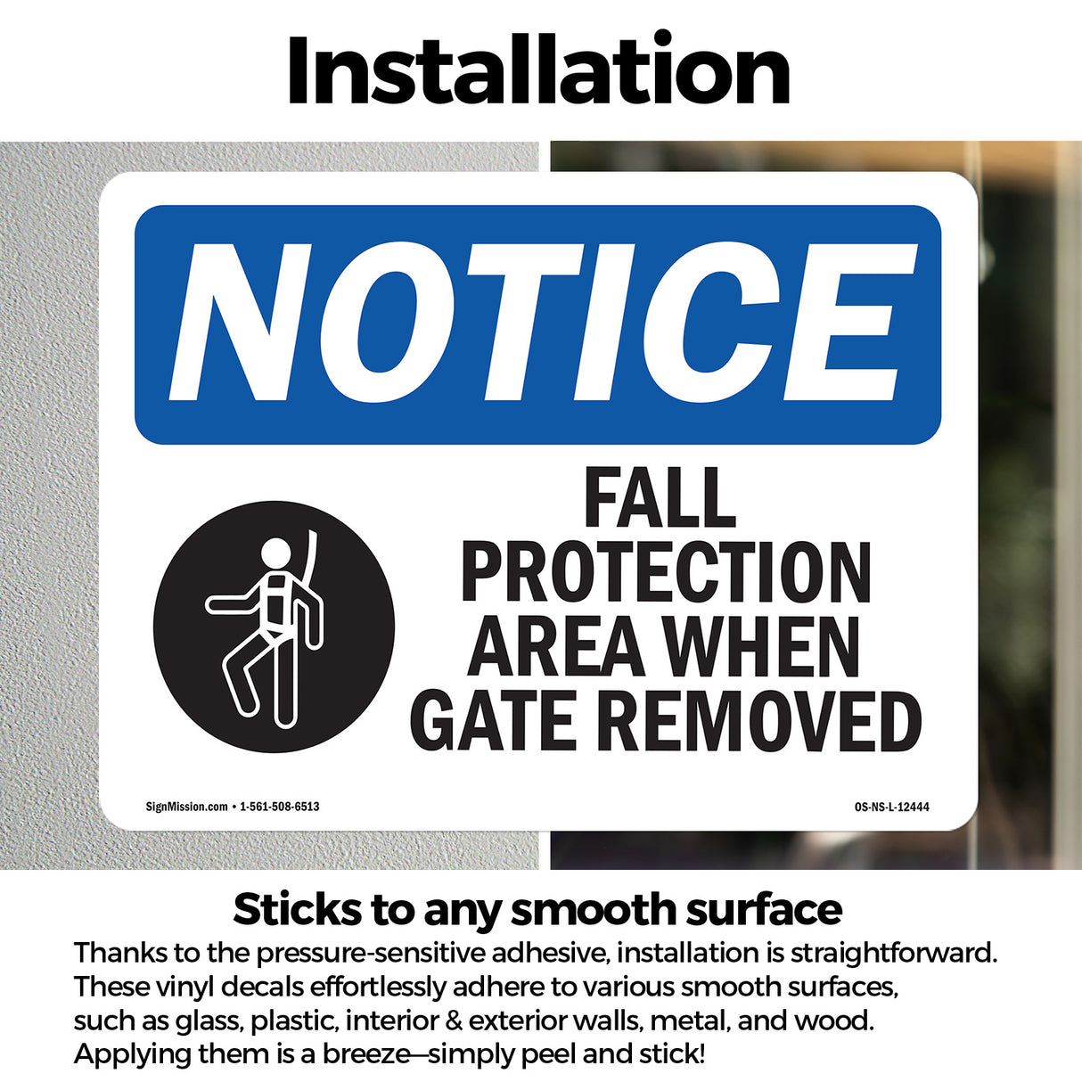 Fall Protection Area