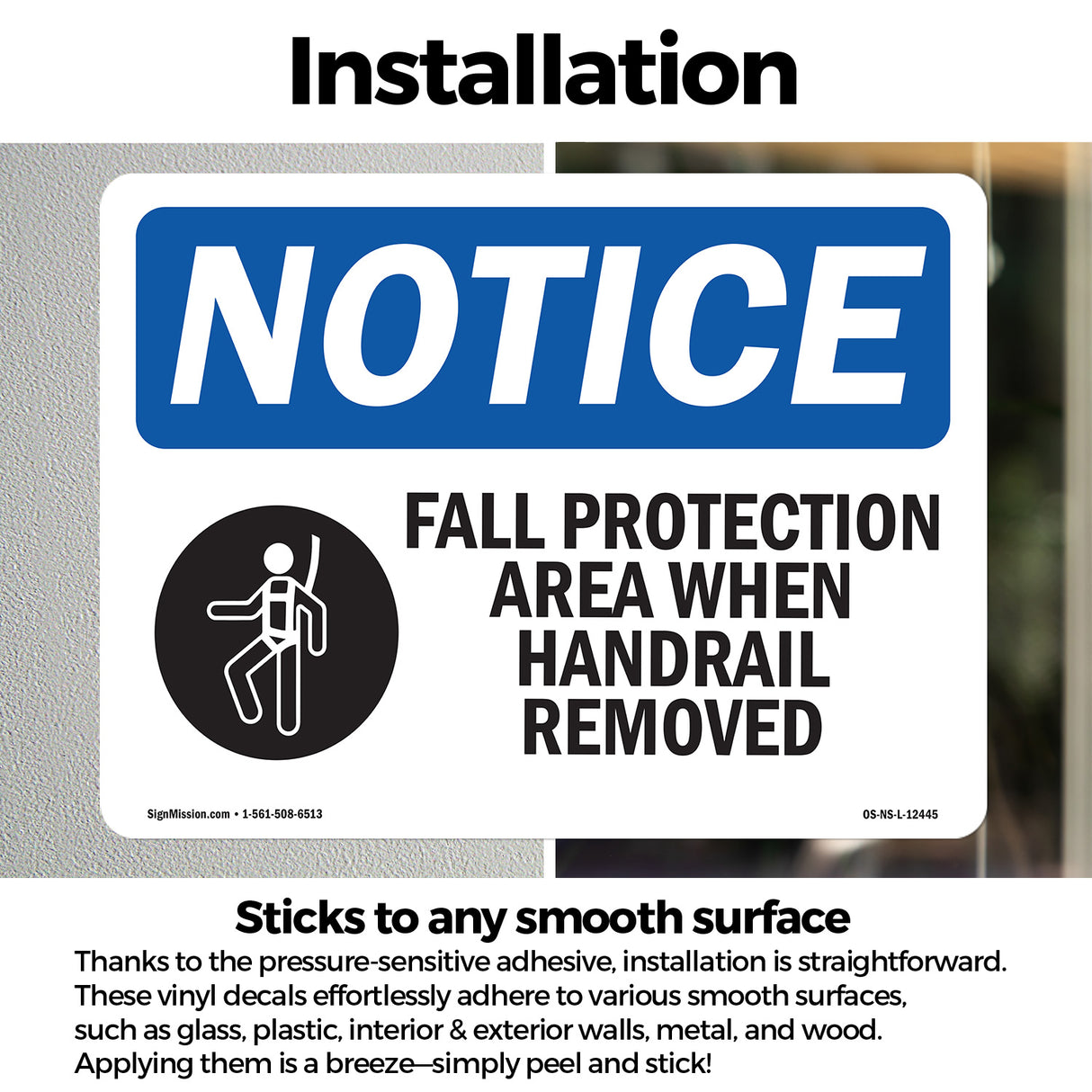 Fall Protection Area When Handrail