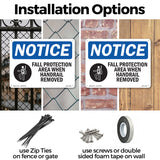 Fall Protection Area When Handrail