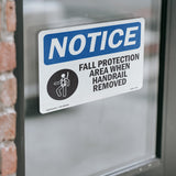 Fall Protection Area When Handrail
