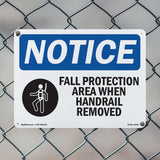 Fall Protection Area When Handrail
